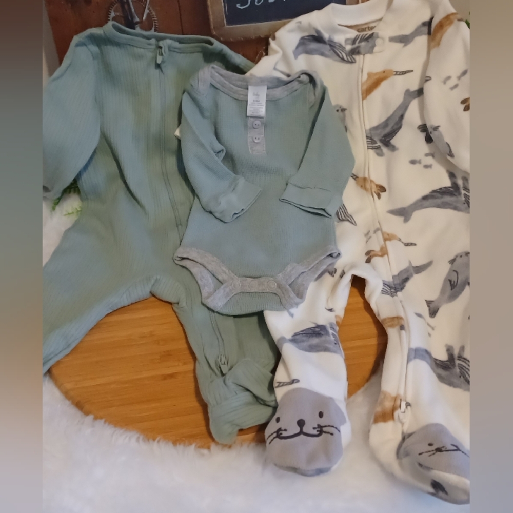 Babies 3 Piece Bundle. All Sz 3/6 Months